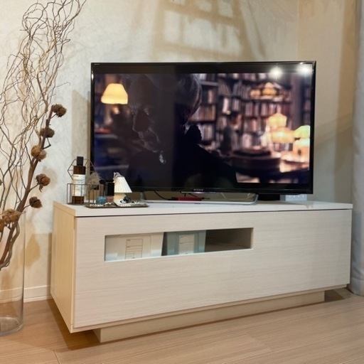 Francfranc テレビボード　白