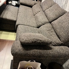 大型ソファ 4人がけ(1個は収納付き)の画像