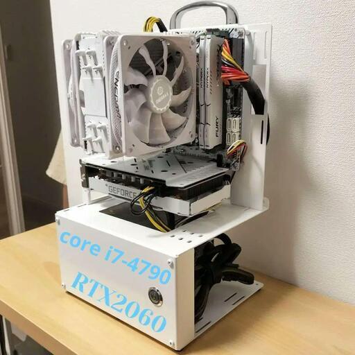 格安】i7&RTX2060搭載ゲーミングPCフルセットホワイトVer. 格安