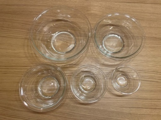 iwaki耐熱ガラスボウル 美品