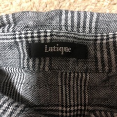 Lutique 長袖シャツ　チェックシャツ  Ｌサイズの画像