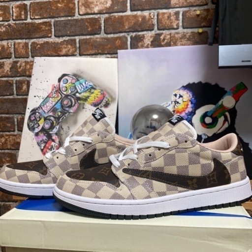 Travis Nike Air Jordan 1  カスタムスニーカー