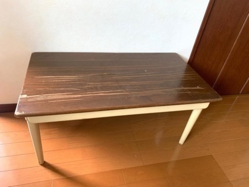 ローテーブル　アンティーク調