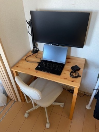 ☆★セット売り 購入時総額25万円以上★☆ ノートパソコン モニター デスク チェアーetc