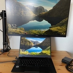 ☆★セット売り 購入時総額25万円以上★☆ ノートパソコン モニター デスク チェアーetcの画像