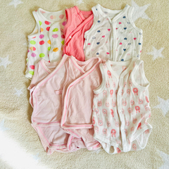 【17枚】50〜60cm ベビー服　ベビーミトン　肌着の画像