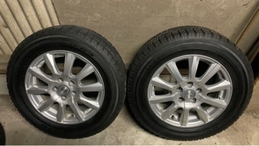 スタッドレスタイヤ 195/65R15 アルミホイール TOYO トーヨータイヤ　4本セット　室内保管