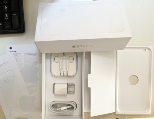 apple iPhone6 plus 外箱　イヤホン　充電器【未使用】