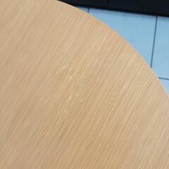 【週末限定価格】木のサイドテーブル(ナチュラル)の画像