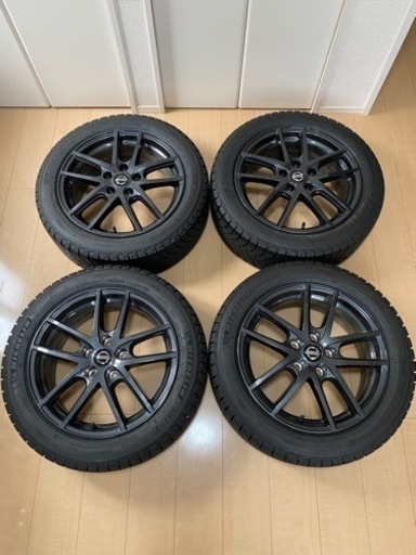 （引取済）金額要相談 日産キックス専用 純正アルミホイール＋スタッドレスタイヤ2021年製 17インチ