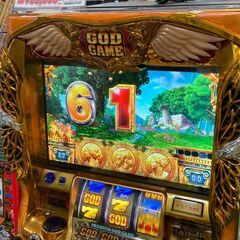 スロット実機 メダル不要機 家庭用100V対応 ミリオンゴッド～神々の凱旋～ 動作確認済 現状販売 【愛品倶楽部柏店】の画像