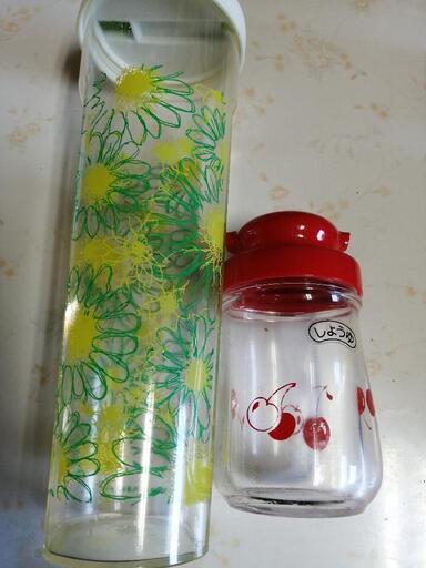 【相談中】冷茶ボトルと醤油差しセット 12