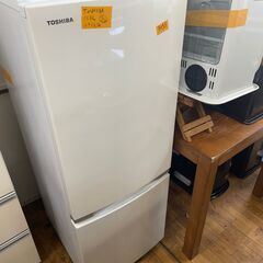 リサイクルショップどりーむ鹿大前店　No3055　冷蔵庫　2018年製　東芝　１５３L　ちょっと大きめ♪　動作確認OK　清掃済