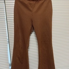 ジャガード　フレアパンツの画像