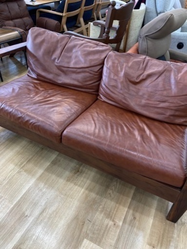 【トレファク高槻店】取りに来れる方限定！【シギヤマ家具】おしゃれな2人掛けソファです！！