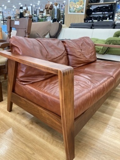 【トレファク高槻店】取りに来れる方限定！【シギヤマ家具】おしゃれな2人掛けソファです！！