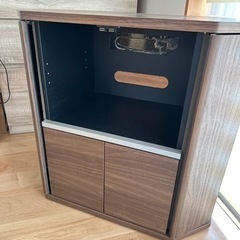 テレビ台　コーナー用　キャスター付き