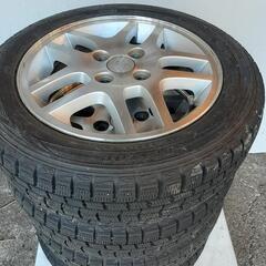 軽自動車　冬タイヤ　DUNLOP ウインターマックス