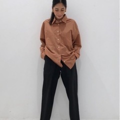 UNIQLO U ダブルポケットオーバーサイズシャツ の画像