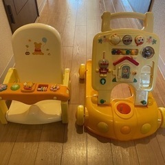 アンパンマン おもちゃ手押し車 バスチェアぷーさん キッズチェア 