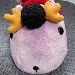 2月末処分カピバラさん　めりークリスマスぬいぐるみ（アフロ）