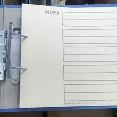 ☆文房具　事務用品　チューブファイル　Ｂ４横型✕３　Ａ４縦型✕２　計５冊分　未使用品の画像