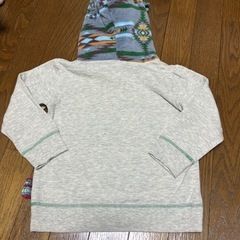 裏起毛パーカー100cmの画像