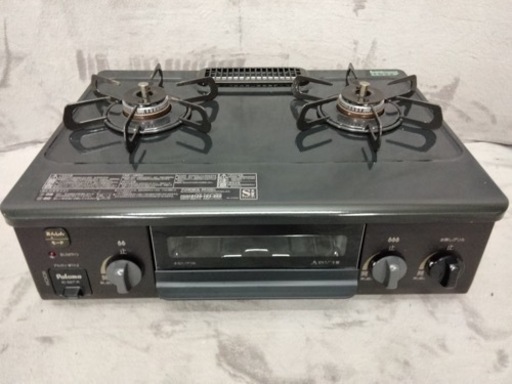 21年製　ガスコンロ　幅56㎝コンパクトガステーブル IC-S37-R LPガス用/右強火 幅560奥行447高さ180m　1632