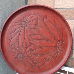 鎌倉彫丸盆 さしあげます