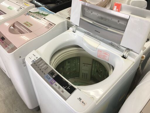 配送設置込み！　日立7.0K洗濯機　DDモーター　2015年製　分解クリーニング済み！！この商品はDDモーター新品交換していますので末永く使用できると思います。