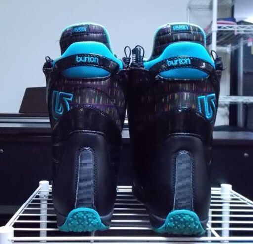 BURTON スノーボード ブーツ 25.5cm BOOTIQUE Womens バートン 黒/ターコイズ バートン 女性 レディース 札幌市東区 新道東店