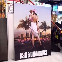 ASH＆DIAMONDS 大型 広告 パネル 幅150×高さ20...