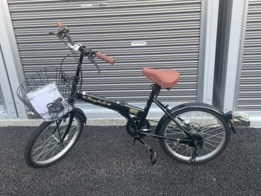 折りたたみ自転車 20インチ かご 変速 折り畳み Raychell レイチェル FB-206R シマノ製6段変速　SHIMANO