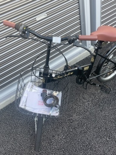 折りたたみ自転車 20インチ かご 変速 折り畳み Raychell レイチェル FB-206R シマノ製6段変速　SHIMANO
