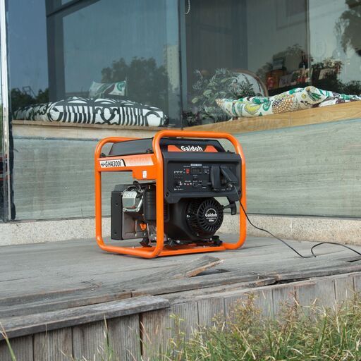 インバーター発電機 GH4500 定格出力4.0kVA オープン型 ガソリン発電機 10L大型燃料タンク搭載 正弦波 50Hz/60Hz切替 低騒音 過負荷保護 オイル不足保護 長時間連続運転 キャンプ DIY 移動販売 イベント 建設作業 災害時に大活躍