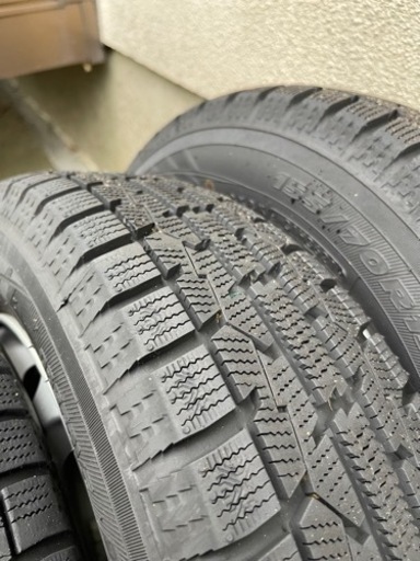 取引中155/70R13 75Q トーヨー スタッドレスタイヤ ホイール4本セット