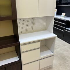 ⭐️未使用品⭐️三友ファニチャー レンジボード 食器棚 幅81㎝✕奥行45㎝✕高さ176㎝ 1104-05