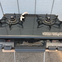 美品■リンナイ 2022年製 ガスコンロ 都市ガス用 12A13A■RTE597BKL Rinnai 都市ガステーブル 左強火