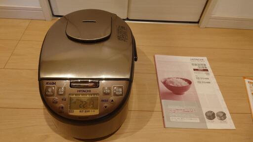 中古です。圧力IHタイプ ジャー炊飯器[5.5合炊き]（RZ-YG10M）