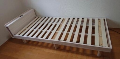【購入者様決定】すのこベッド　シングル　【値下げ！】
