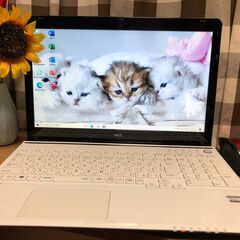 超高速特Ａランクｉ７第四・新品バッテリー・Webカメラ内蔵/NEC新品SSD240GB/エクストラホワイトWin10・WIN11選択可/Office2019付/15.6ｲﾝﾁ/メモリ8GB/無線/DVD・ＣＤ再生ソフト付　No.2211002