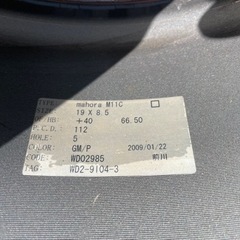 アルミホイール　タイヤ　ベンツの画像