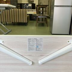 【お取引中】武田コーポレーション 折りたたみテーブル ちゃぶ台　ローテーブル OTB-6045WH★2692★の画像