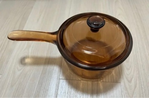 ガラス 片手鍋 16cm