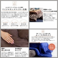 こたつ布団(こたつカバー)の画像