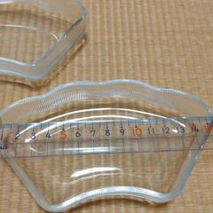 昭和レトロ　ガラス食器　2点セットの画像