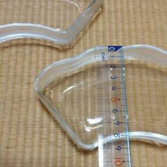 昭和レトロ　ガラス食器　2点セットの画像