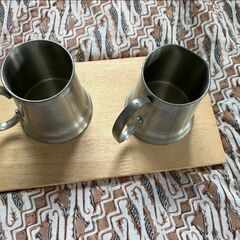 PEWTER 錫製　ビアカップ 4個