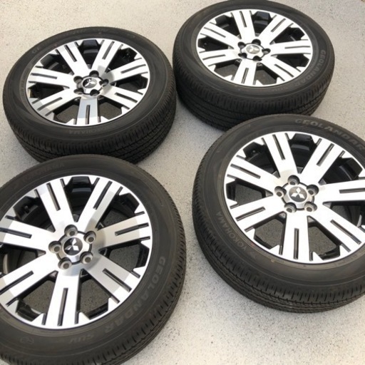 新型デリカD5 新品 取外し ホイール・タイヤセット2022年11月納車 18インチ