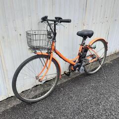 4160電動アシスト自転車 電動アシスト自転車　2010年パナソニック　A girl　バッテリー　充電器　鍵1本　電動自転車